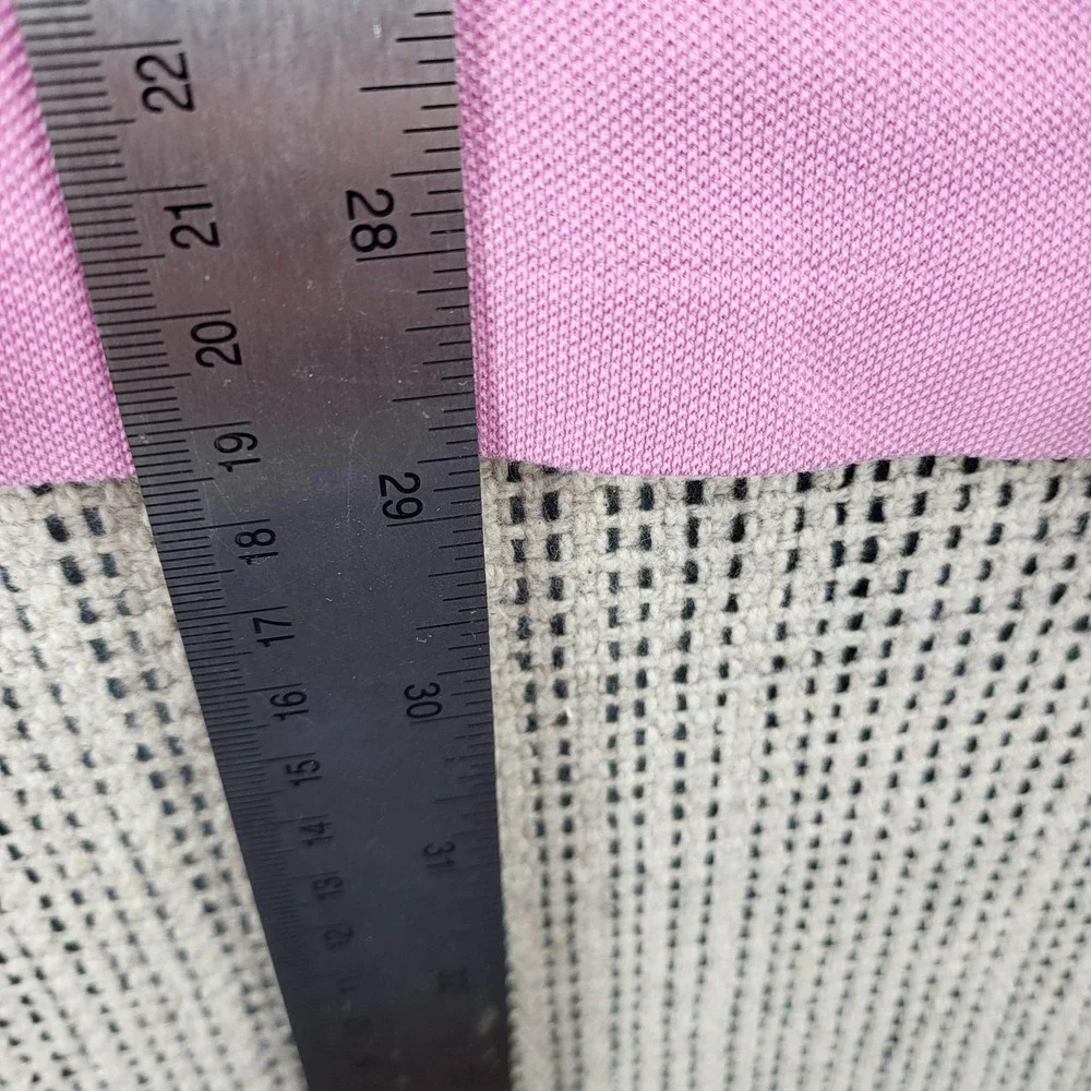 Polo Ralph Lauren Polo Shirt Mens Large‎ Pink Stretch Mesh Chest Pocket Pony